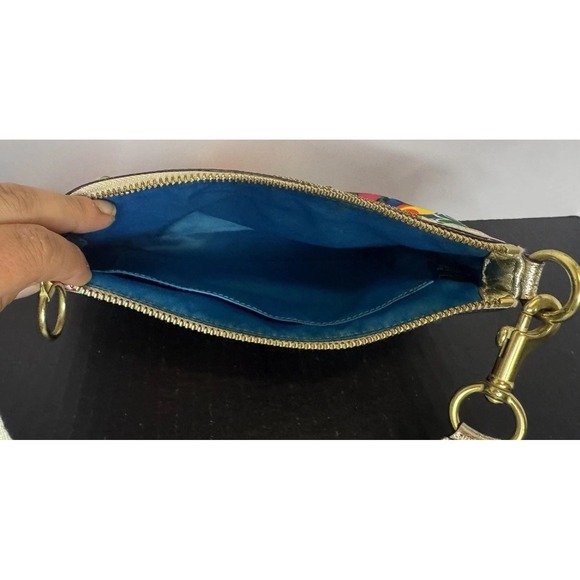 Coach Poppy Graffiti Glam Signature C Crossbody Bag Shoulder Handbag VTG Y2K - Picture 8 of 10